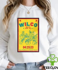Official Wilco Nashville TN, Ryman Auditorium April 25 2023 Poster shirt