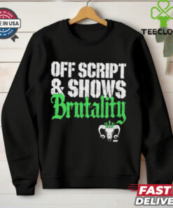 Official Will Ospreay – Off Script And Shows Brutality Vintage AEW 2024 t shirt