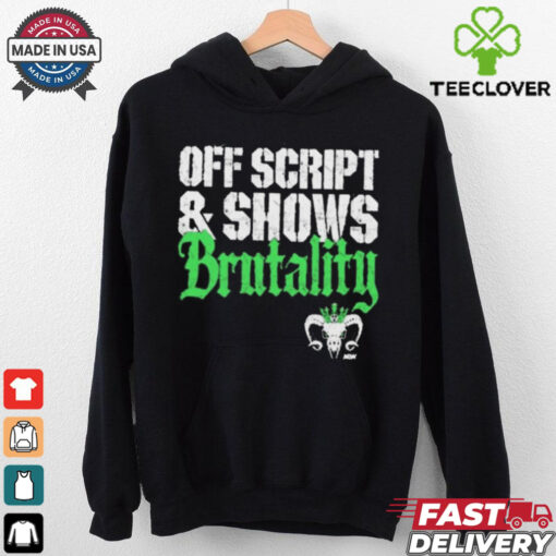 Official Will Ospreay – Off Script And Shows Brutality Vintage AEW 2024 t shirt