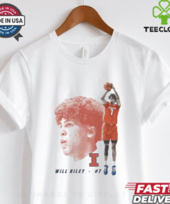 Official Will Riley Portrait Illinois Fighting Illini Big Ten t shirt