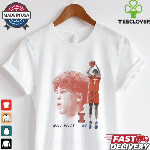 Official Will Riley Portrait Illinois Fighting Illini Big Ten t shirt