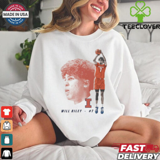 Official Will Riley Portrait Illinois Fighting Illini Big Ten t shirt
