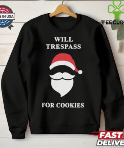 Official Will trespass for cookies Christmas 2024 T shirt