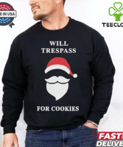 Official Will trespass for cookies Christmas 2024 T shirt