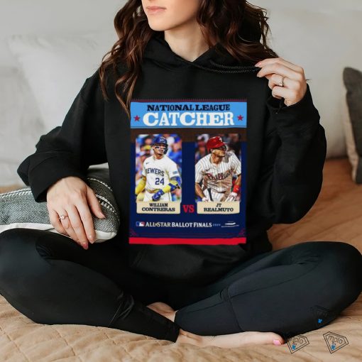 Official William Contreras vs Jt Realmuto National League Catcher All Star Ballot Finals 2024 Shirt