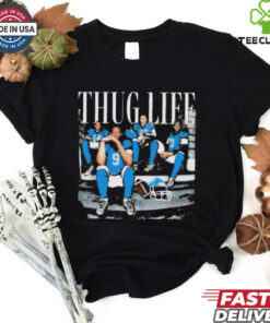 Official Williams Arnold Goff Brown Thug Life Detroit Lions Football NFL t shirt