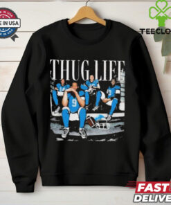 Official Williams Arnold Goff Brown Thug Life Detroit Lions Football NFL t shirt