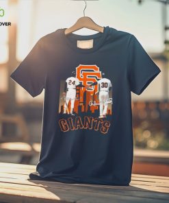 Official Willie Mays And Orlando Cepeda San Francisco Giants Signatures Shirt