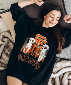 Official Willie Mays And Orlando Cepeda San Francisco Giants Signatures Shirt