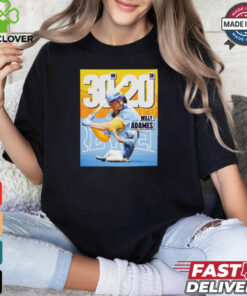 Official Willy Adames Milwaukee Brewers 30 HR 20 Sb Shirt