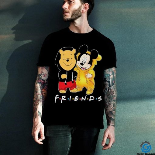 Official Winnie The Pooh Best Friends And Mickey Mouse Disney Fan T Shirt