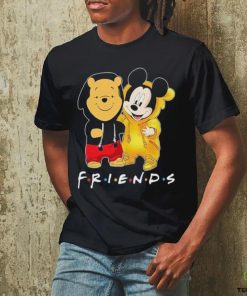 Official Winnie The Pooh Best Friends And Mickey Mouse Disney Fan T Shirt