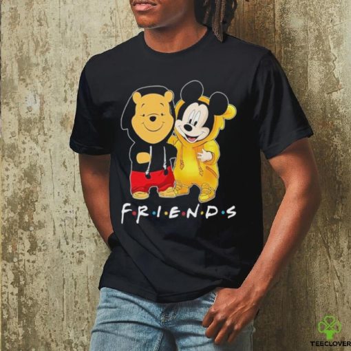 Official Winnie The Pooh Best Friends And Mickey Mouse Disney Fan T Shirt