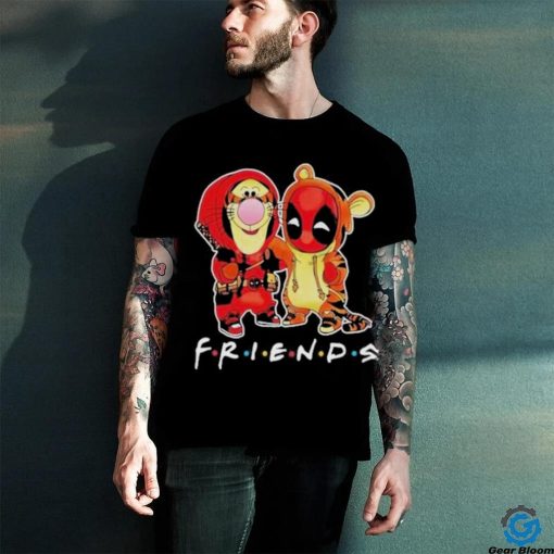 Official Winnie The Pooh Tigger And Deadpool Best Friends Disney Fan T Shirt