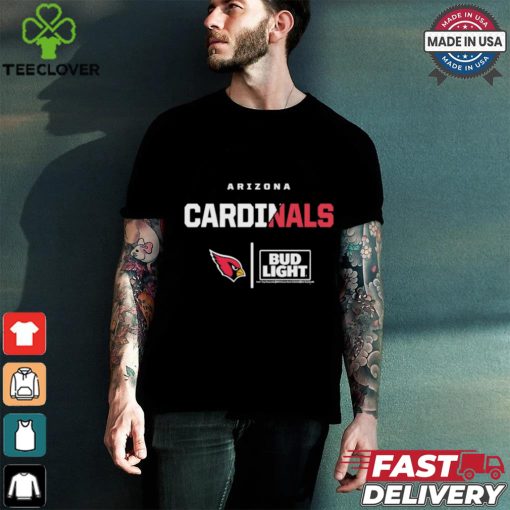 Official Wiseabe Bud Light Official Beer Sponsor Of the Arizona Cardinals Football Team And NFL Shirt
