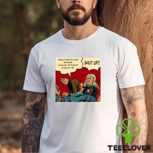 Official Witcher Slap Comic Art The Witcher Shirt