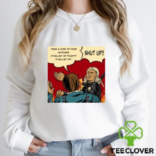 Official Witcher Slap Comic Art The Witcher Shirt