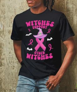 Official Witches Support Other Witches Halloween Witch Breast Cancer Shirt