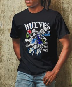 Official Wolves Skeleton All Eyes North Shirt