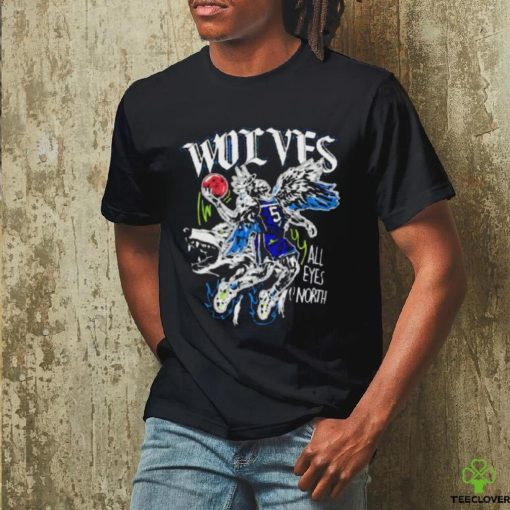 Official Wolves Skeleton All Eyes North Shirt