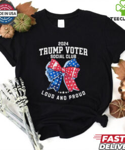 Official Womens Unapologetically Trump Voter Social Club Loud And Proud Take America Back Shirt
