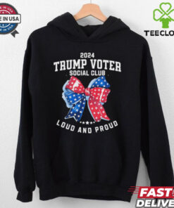 Official Womens Unapologetically Trump Voter Social Club Loud And Proud Take America Back Shirt