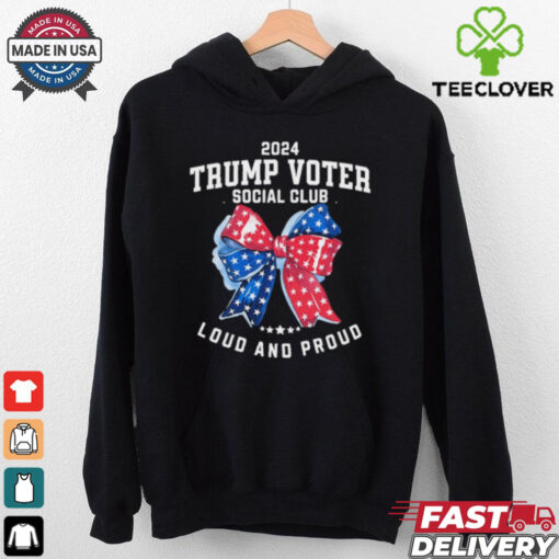 Official Womens Unapologetically Trump Voter Social Club Loud And Proud Take America Back Shirt