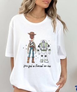 Official Woody And Buzz Lightyear You Got A Friend In Me Shirt
