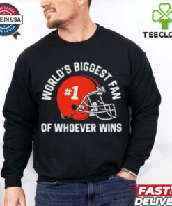 Official World’s Biggest Fan Of Whoever Wins Shithead Steve Helmet t shirt
