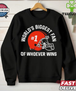 Official World’s Biggest Fan Of Whoever Wins Shithead Steve Helmet t shirt