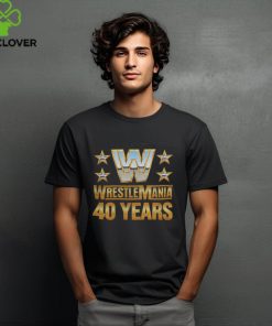 Official Wrestlemania 40 Over the Years T Shirt