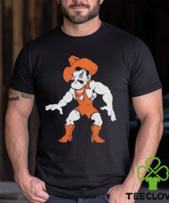 Official Wrestling Pete Black Tee Oklahoma State Cowboys Shirt