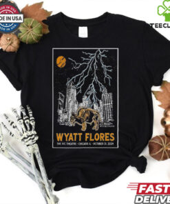 Official Wyatt Flores The Vic Theatre October 31 2024 Chicago, IL Tour Poster Shirt