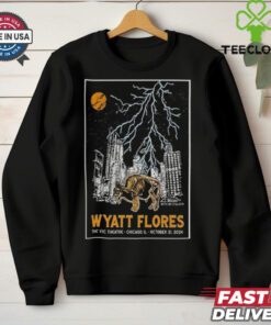 Official Wyatt Flores The Vic Theatre October 31 2024 Chicago, IL Tour Poster Shirt 3 Official Wyatt Flores The Vic Theatre October 31 2024 Chicago, IL Tour Poster Shirt