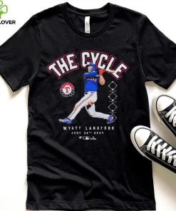 Official Wyatt Langford Texas Rangers Cycle 2024 Shirt
