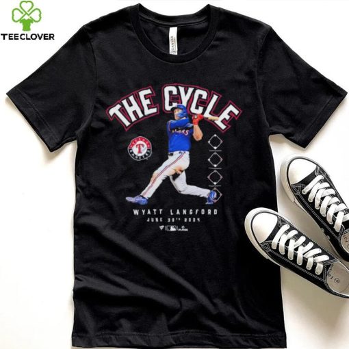 Official Wyatt Langford Texas Rangers Cycle 2024 Shirt