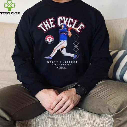 Official Wyatt Langford Texas Rangers Cycle 2024 Shirt