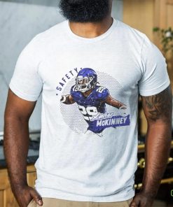 Official Xavier McKinney New York G Dots WHT T Shirt