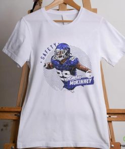 Official Xavier McKinney New York G Dots WHT T Shirt
