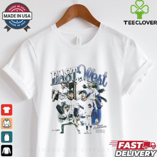 Official Yankees East vs. Dodgers West Heavyweight Showdown World Championship 2024 Shirt