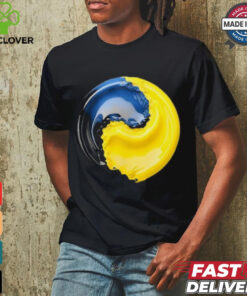 Official Yin yang Ukraine blue and yellow T hoodie, sweater, longsleeve, shirt v-neck, t-shirt