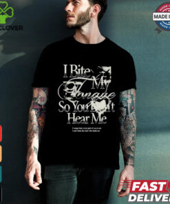 Official You Me At Six I Bite My Tongue So You Don’t Hear Me T shirt