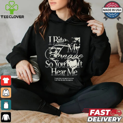 Official You Me At Six I Bite My Tongue So You Don’t Hear Me T shirt