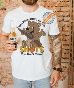 Official You Miss 100% Of The Shots You Don’t Take Bear Painting t hoodie, sweater, longsleeve, shirt v-neck, t-shirt