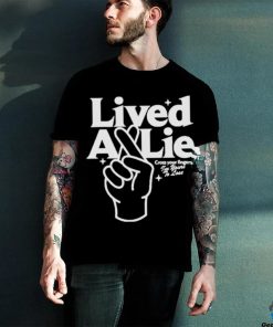 Official You me at six lived a lie cross your fingerss I’m yours to lose T shirt 3 Official You me at six lived a lie cross your fingerss I’m yours to lose T shirt