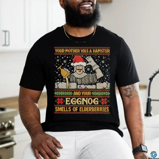 Official Your Eggnog Smells of Elderberries Christmas Shirt