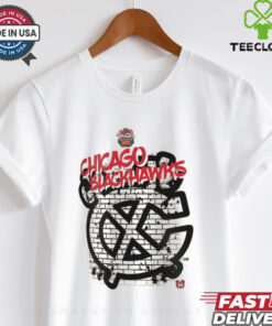 Official Youth Chicago Blackhawks Tan 2025 NHL Winter Classic Street Art T-Shirt, featuring a trendy street art design to celebrate the iconic Winter Classic matchup, a best-selling shirt for young fans.