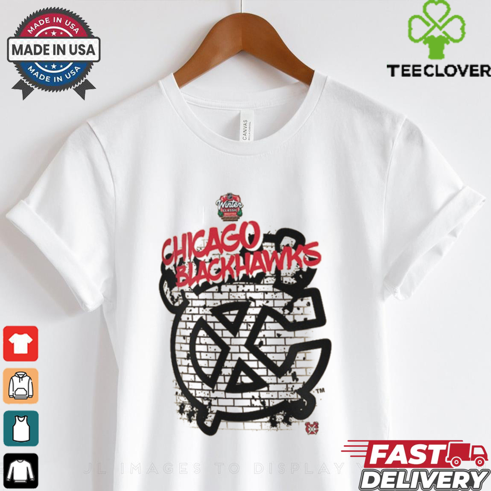 Official Youth Chicago Blackhawks Tan 2025 NHL Winter Classic Street Art T Shirt Best Selling Official Youth Chicago Blackhawks Tan 2025 NHL Winter Classic Street Art T Shirt Best Selling