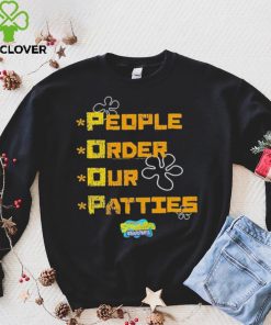 Official Youth People Order Our Patties Spongebob Squarepants Shirt