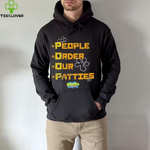 Official Youth People Order Our Patties Spongebob Squarepants Shirt